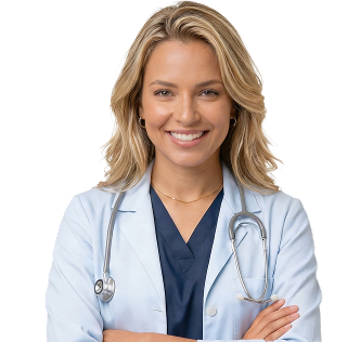 Médico acompanhando um ecossistema de atendimento integrado ao prontuário longitudinal.